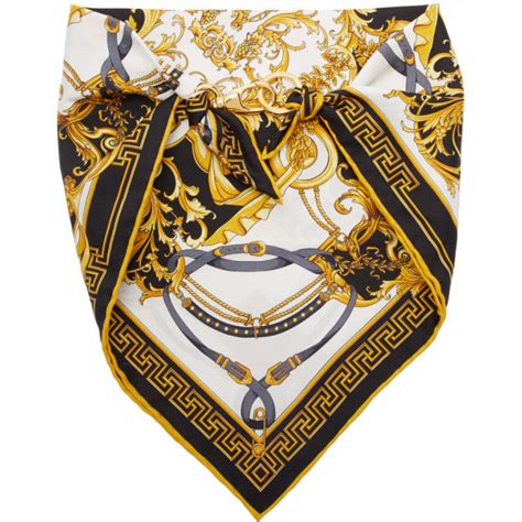 bandana versace|versace silk scarf sale.